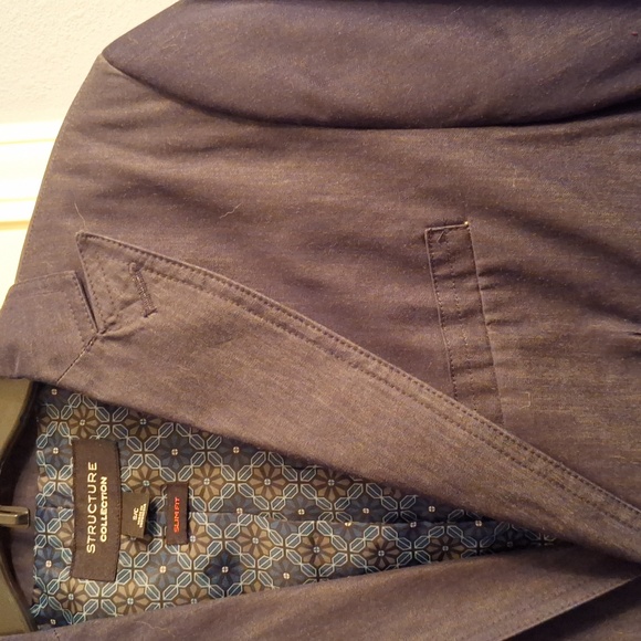 Men's jacket, very dark grey - Picture 5 of 10